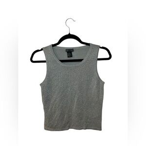Takeout Silver Sparkle Tank Top